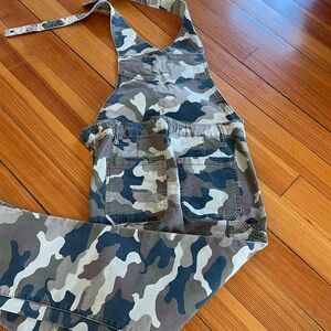 Anthropologie Camouflage Overalls